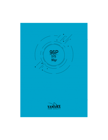 CAHIER PIQURE 24*32 10/10 96P YAMAMA CP BMV 90G BLEU