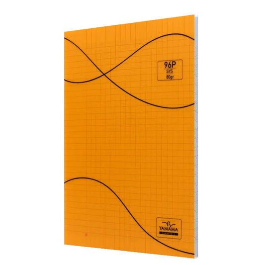 CAHIER PIQURE A4 10/10 96P YAMAMA 80G CP UNI ORANGE
