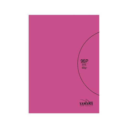 CAHIER 24 YAMAMA BMV 96P 80G CP UNI ROSE