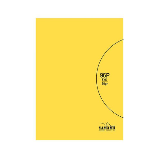 CAHIER 24 YAMAMA BMV 96P 80G CP UNI JAUNE