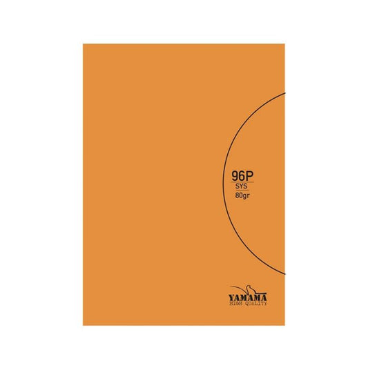 CAHIER 24 YAMAMA BMV 96P 80G CP UNI ORANGE