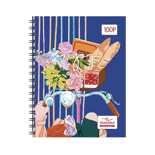 CAHIER WIRO 17*22 100P 64G YAMAMA FANTAISIE