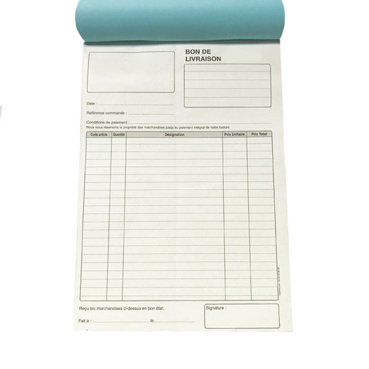 CARNET BON DE LIVRAISON PM SIMPLE 50F-IMPREMERIE WEJEDEN