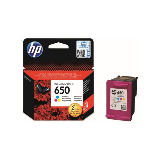 CARTOUCHE D ENCRE HP ORIGINAL 650 COULEUR
