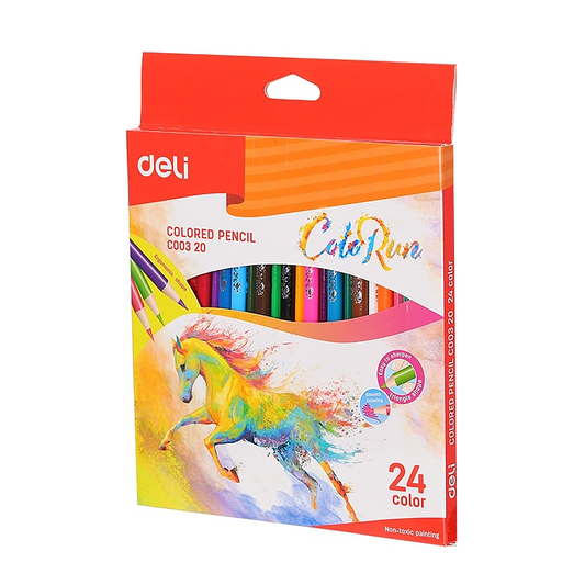 CRAYONS DE COULEUR DELI 24/18 C001-20