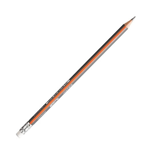 CRAYON NOIR DELI HB 2 +GOMME REF 37014