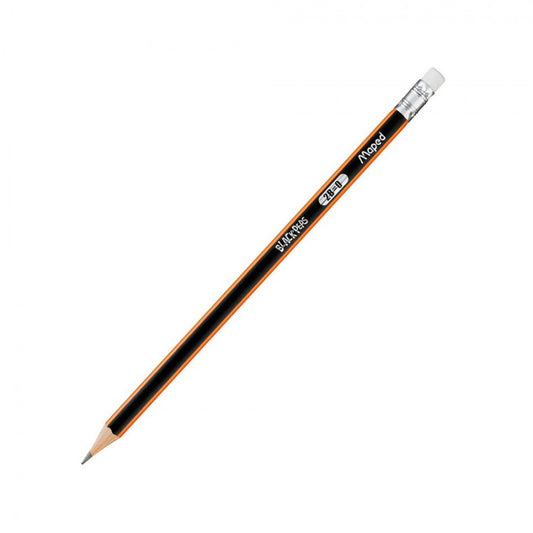 CRAYON NOIR MAPED BLACK PEPS +GOMME HB 2