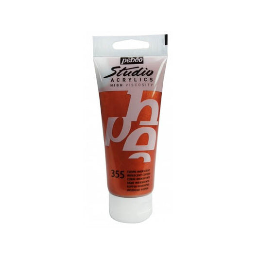 GOUACHE ACRYLIQUE PEBEO 100ML CUIVRE IRIDESCENT