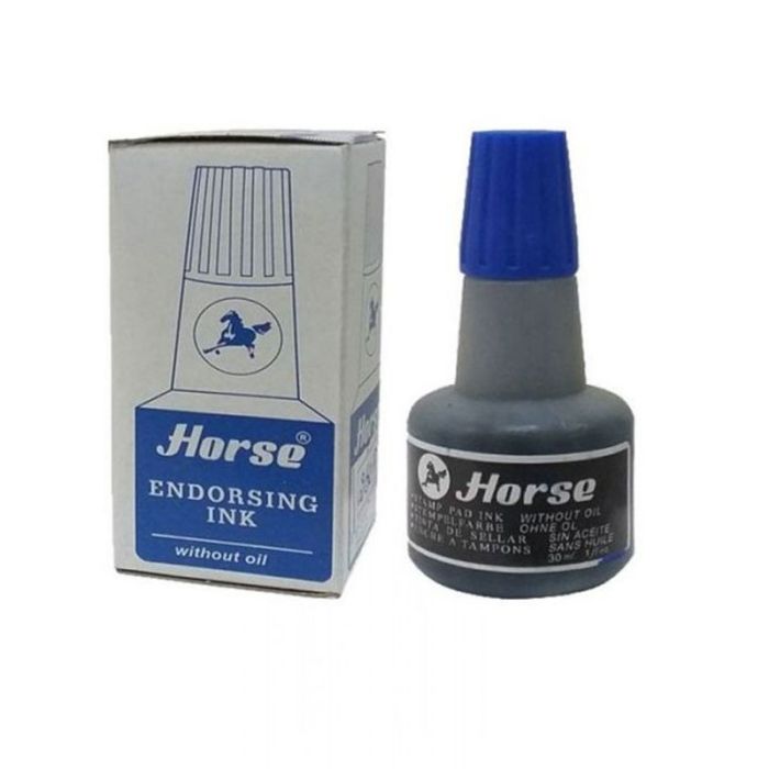 BOITE A TAMPON HORSE 30ML BLEU