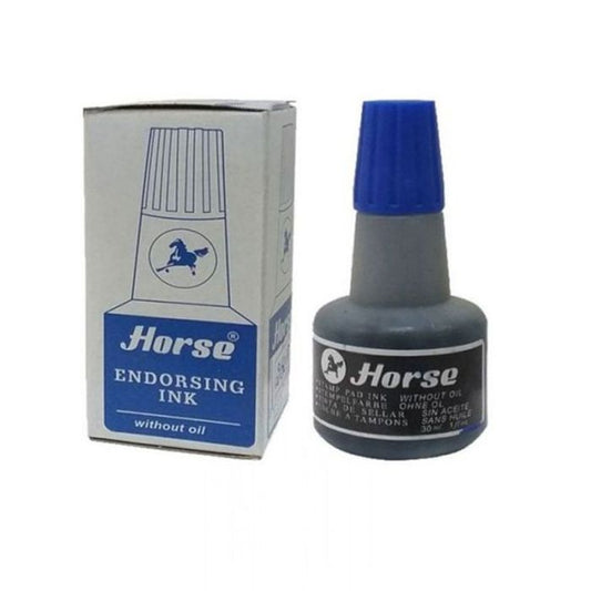 BOITE A TAMPON HORSE 30ML BLEU