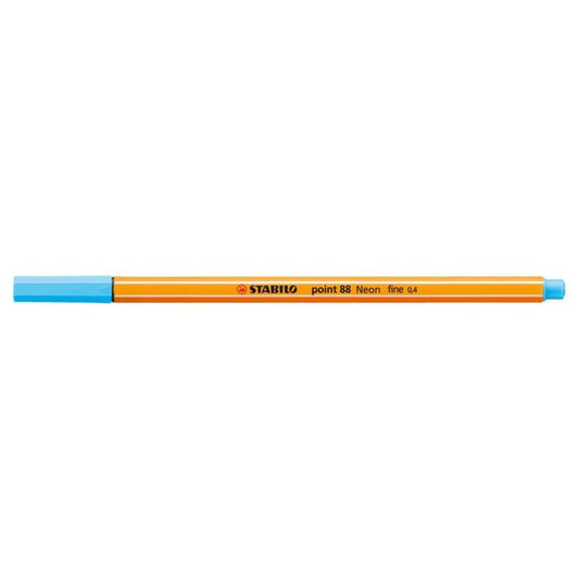 STYLO POINT FINE STABILO POINT 88 BLEU FLUO 88/031