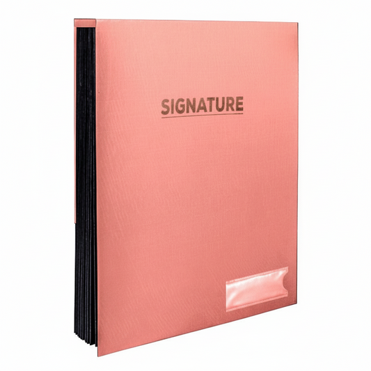 PARAPHEUR SIGNATURE PURPLE 16 VOLETS SAUMON