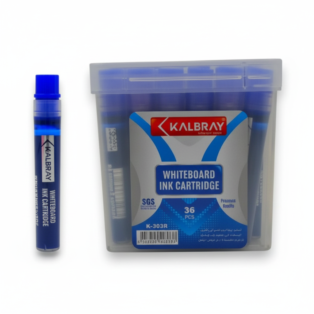 RECHARGE MARQUEUR TABLEAU KALBRAY K-302R BLEU