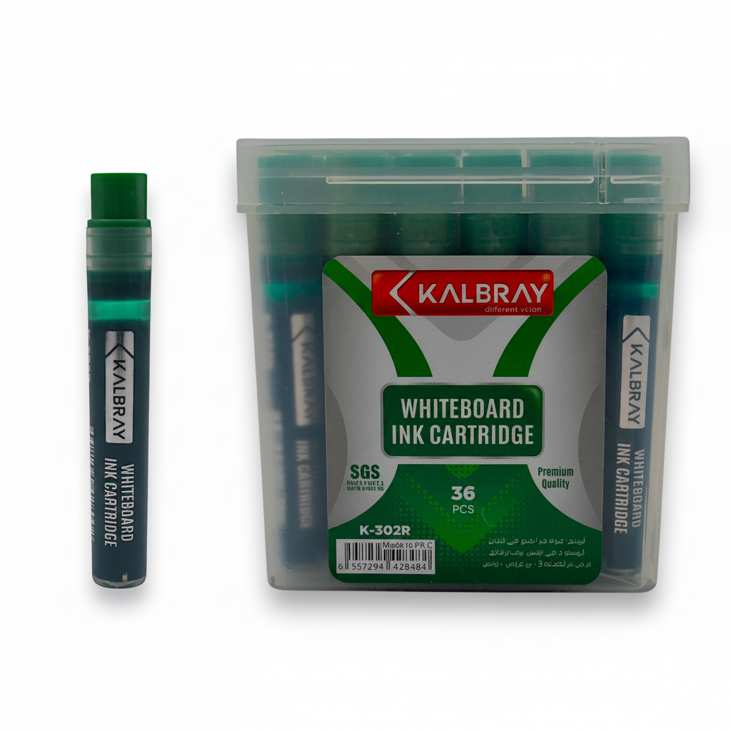 RECHARGE MARQUEUR TABLEAU KALBRAY K-302R VERT