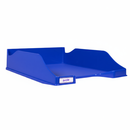 CORBEILLE A COURRIER PURPLE ESSENTIAL BLEU