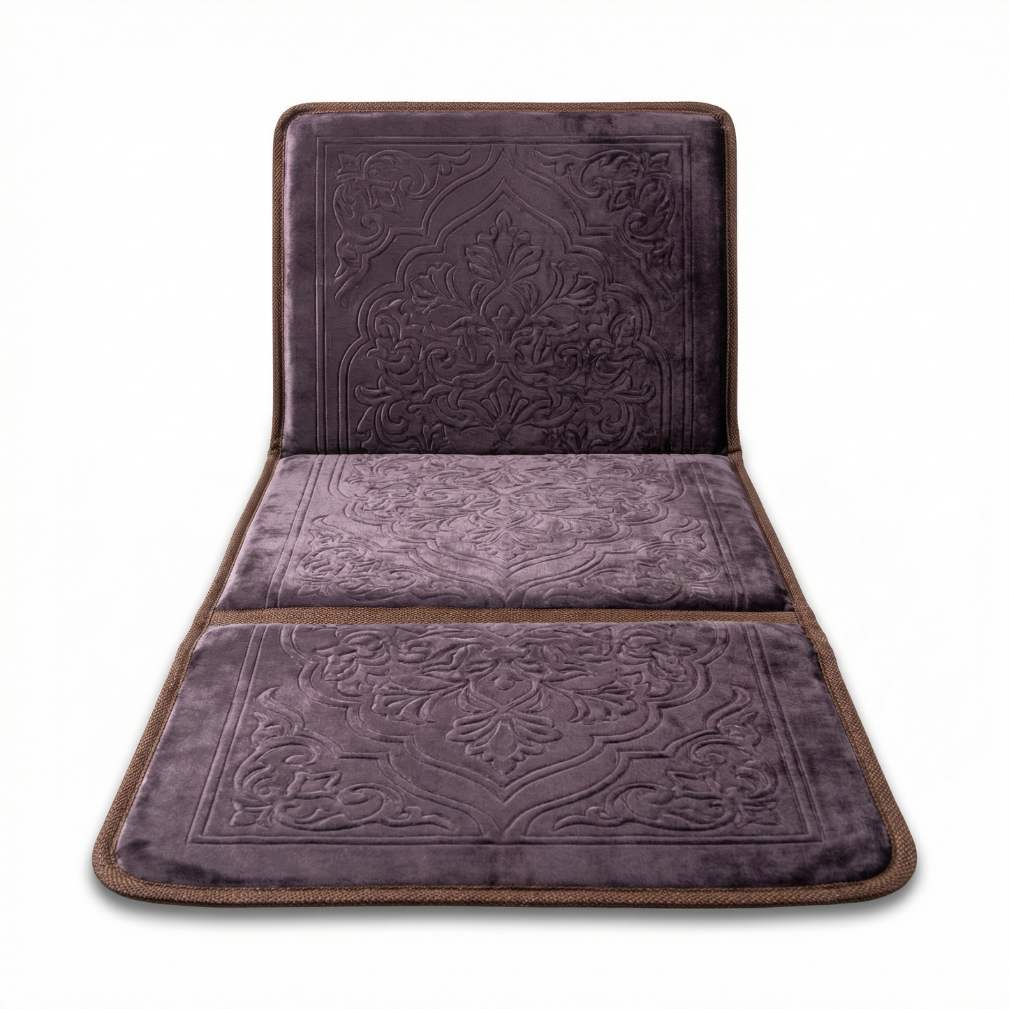 TAPIS DE PRIERE PLIABLE VELOUR AVEC DOSSIER