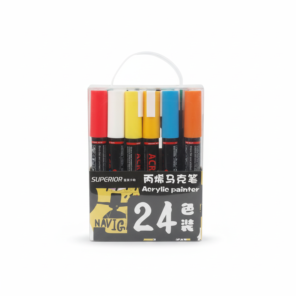 MARQUEUR ACRYLIQUE DE 24 REF AC-17