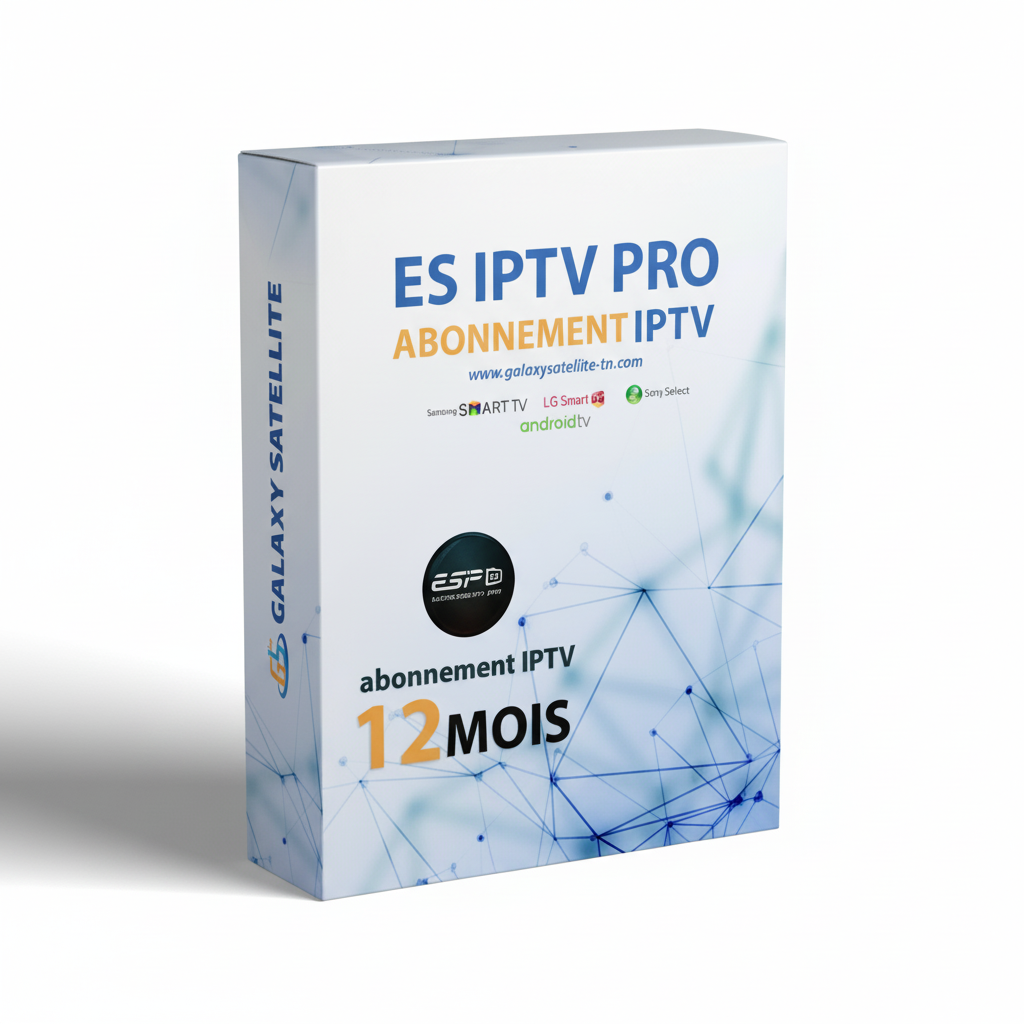 ABONNEMENT IP TV ESIP TV PRO 12 MOIS