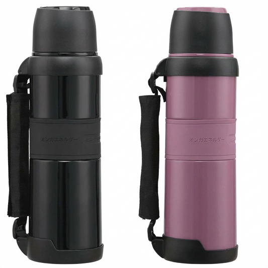 BOUTEILLE A EAU UZSPACE TWB-5088 1000ML PLUM RED BARK BLACK