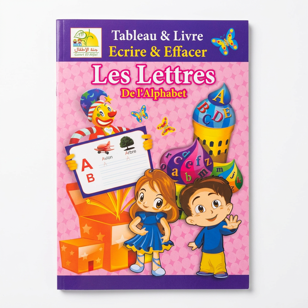 PREP TABLEAU ET LIVRE ECRIRE ET EFFACER -LES LETTRES DE L'ALPHABET