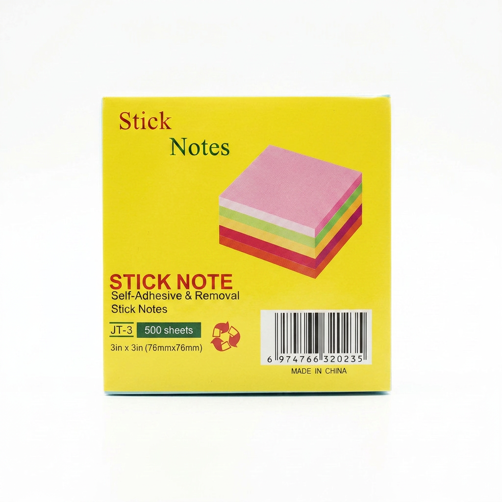 STICKY NOTE 76*76 500F 5 COUL