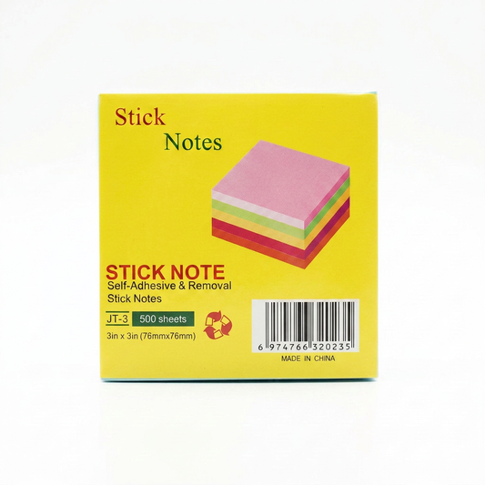 STICKY NOTE 76*76 500F 5 COUL