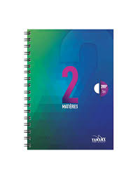 CAHIER 2EN1 WIRO A4 200P YAMAMA METAL 80G