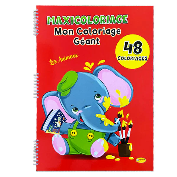 MAXI COLORIAGE LES ANIMAUX-KOUNOUZ EDITION