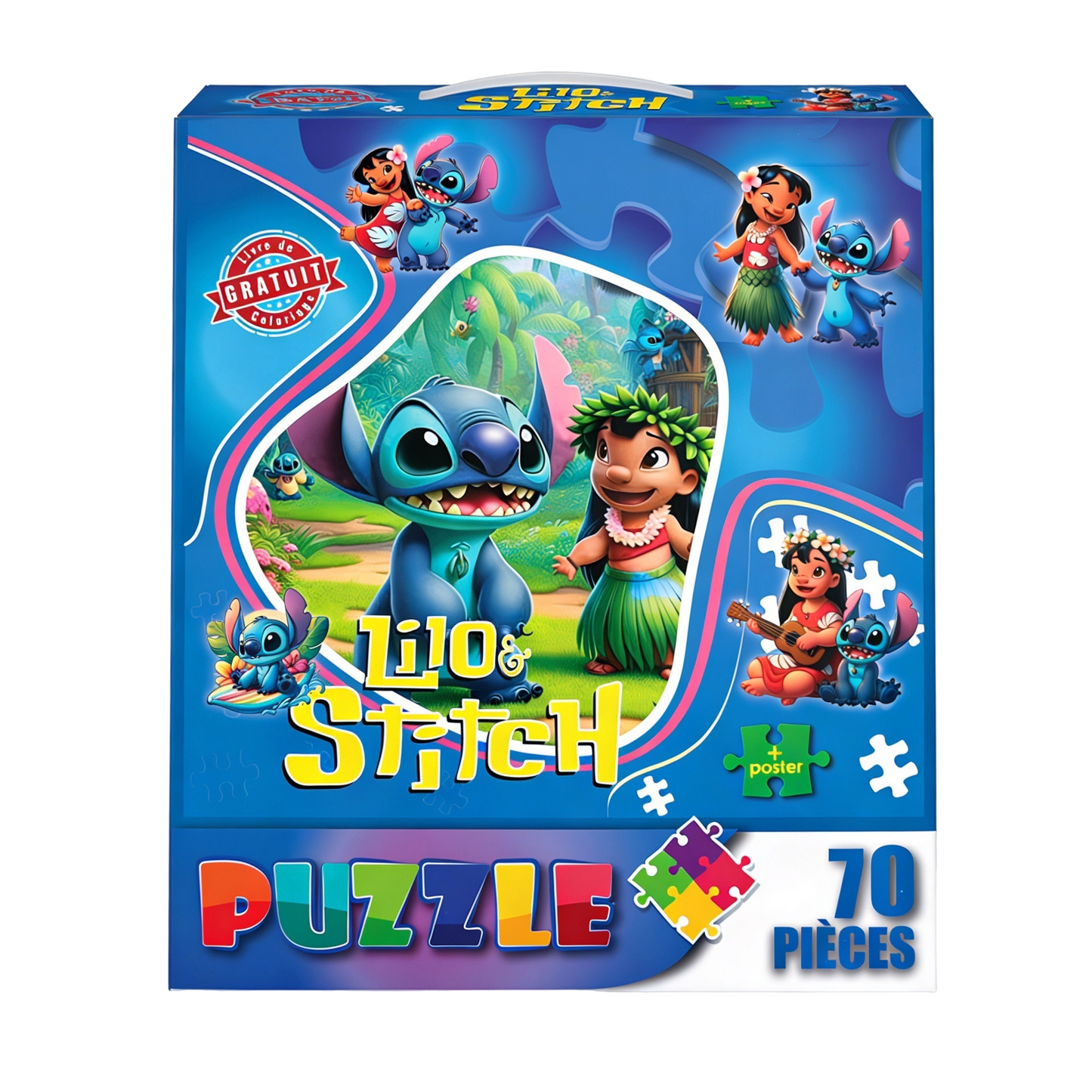 JOUET PUZZLE 3EN1 AVENGERS-LILO&STITCH