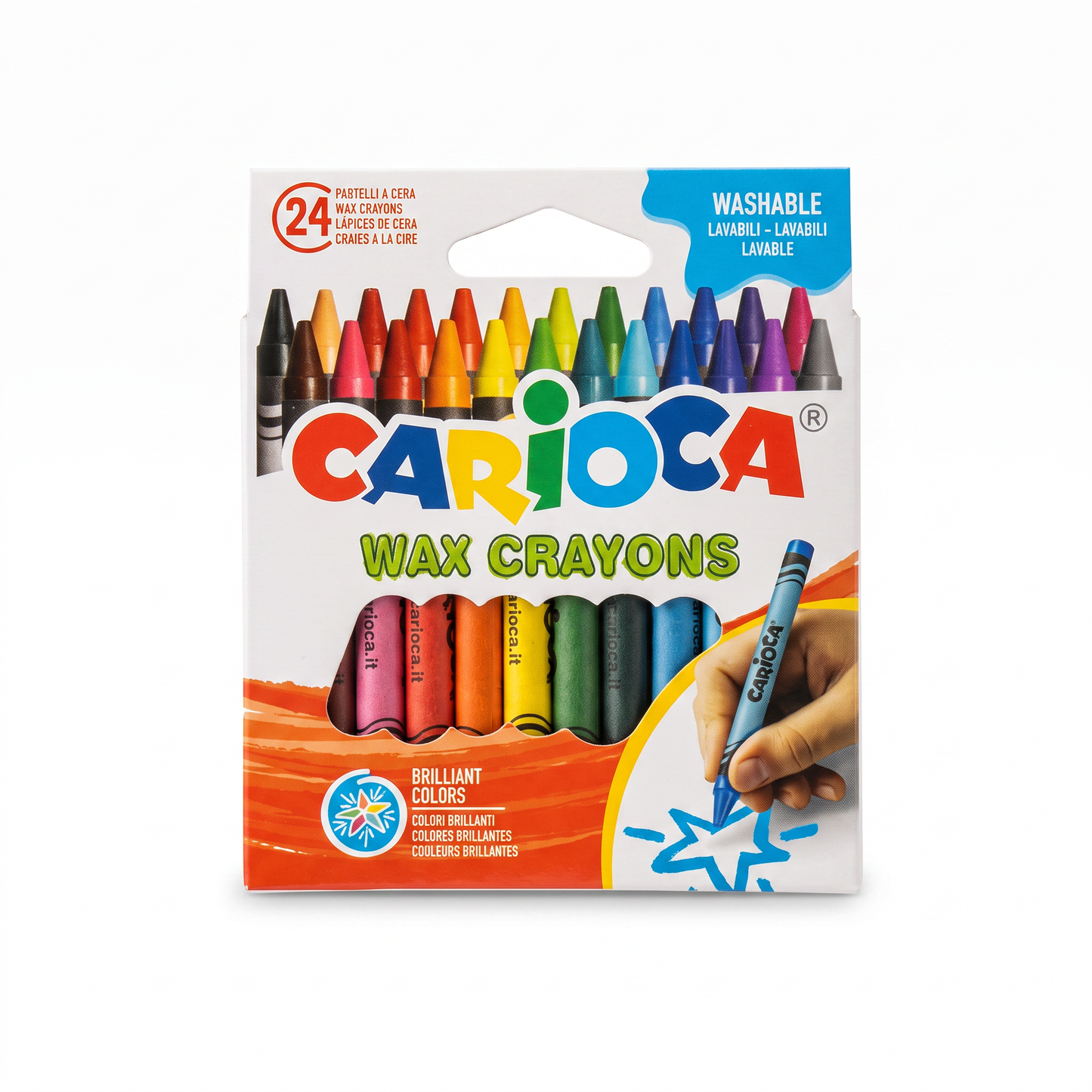 CRAYON DE CIRE CARIOCA DE 24 REF 42366