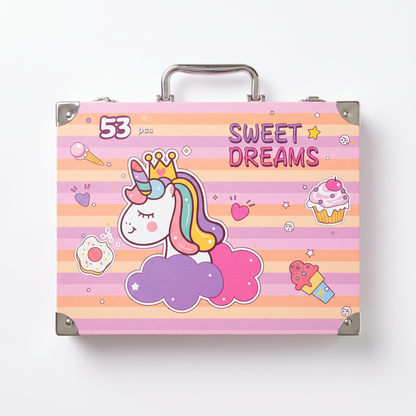 SET DE COLORIAGE-VALISETTE  53PCS REF 53