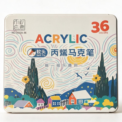 MARQUEUR ACRYLIQUE DE 36 REF NO.50228-36