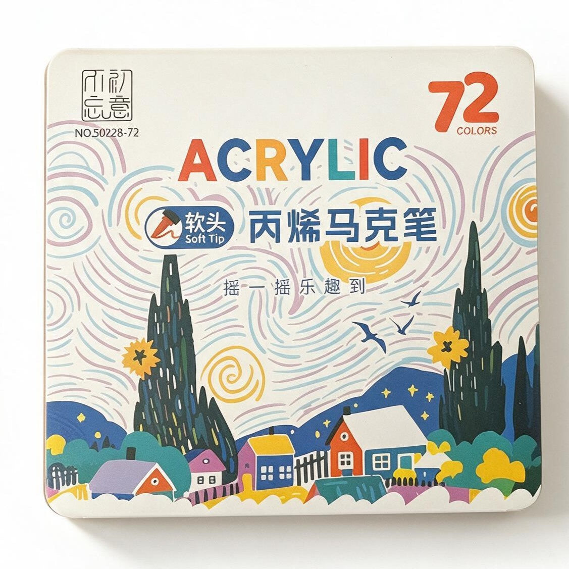 MARQUEUR ACRYLIQUE DE 72 REF NO.50228-72