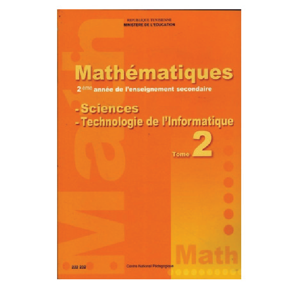 Mathématiques T2 (sc - tech)