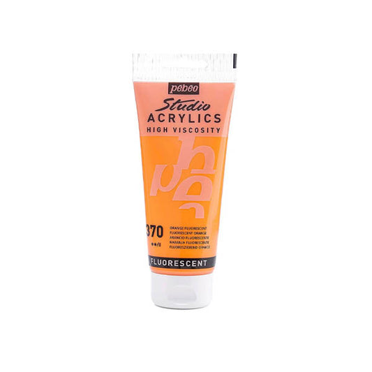 GOUACHE ACRYLIQUE PEBEO 100ML FLUO ORANGE