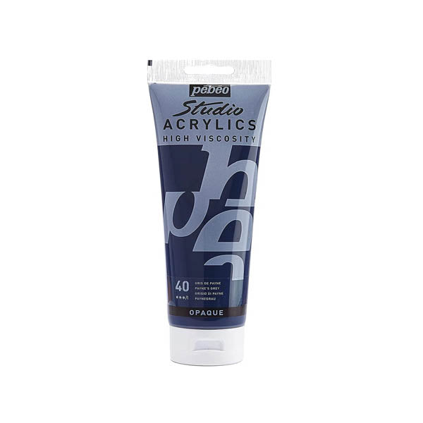 GOUACHE ACRYLIQUE PEBEO 100ML GRIS DE PAYNE