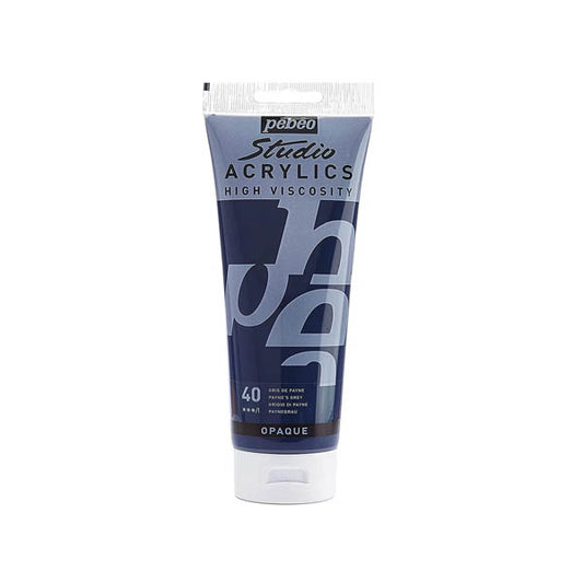 GOUACHE ACRYLIQUE PEBEO 100ML GRIS DE PAYNE