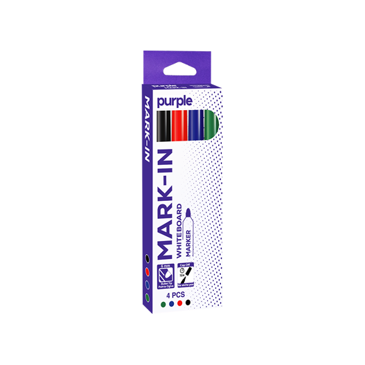 MARQUEUR TABLEAU PURPLE POCH DE 4