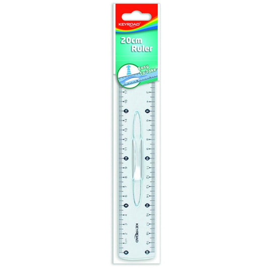 REGLE KEYROAD 20CM AVEC POIGNEE REF KR971059-20