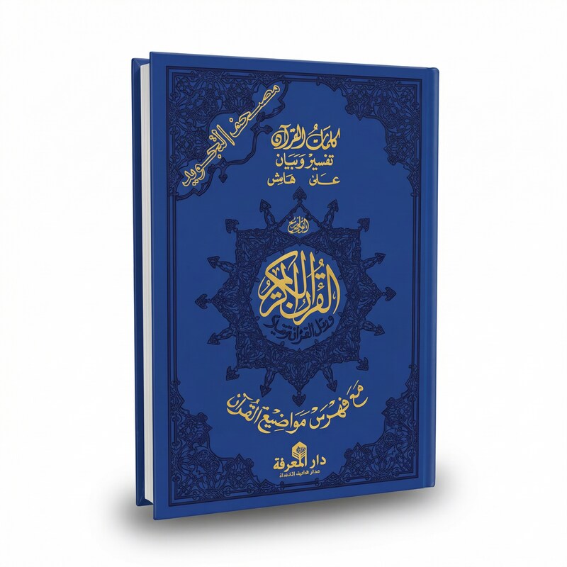 مصحف التجويد ملون قياس 17*25 رواية قالون-دار المعرفة