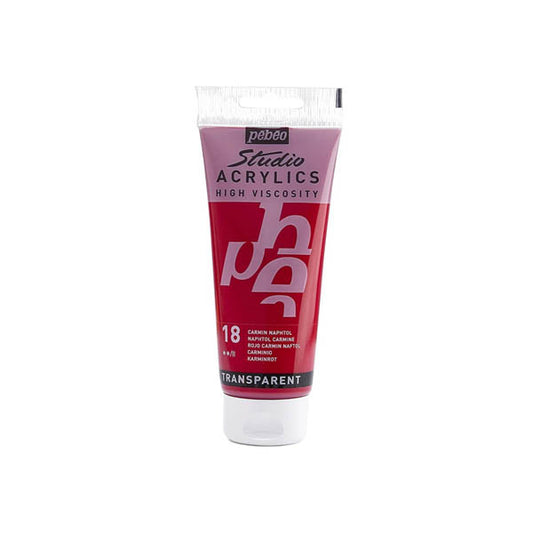 GOUACHE ACRYLIQUE PEBEO 100ML CARMIN NAPHTOL