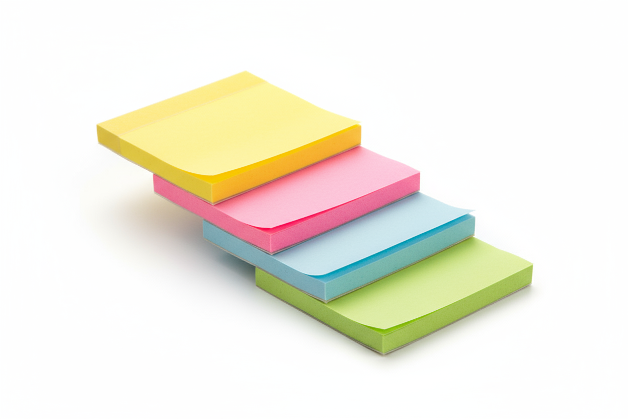 STICKY NOTES DL 38*38 4COUL 100P