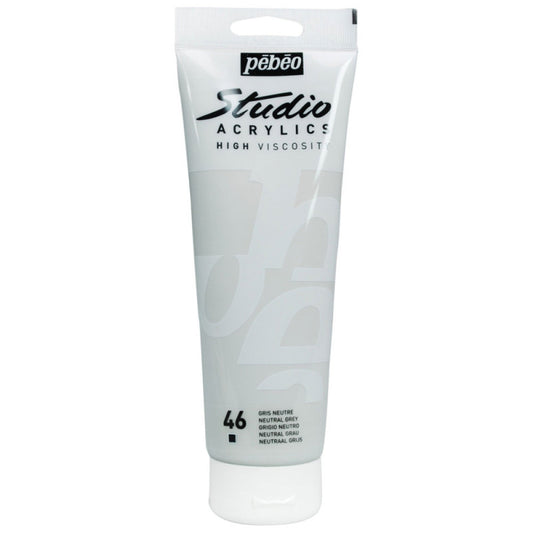 GOUACHE ACRYLIQUE PEBEO 100ML GRIS NEUTRE
