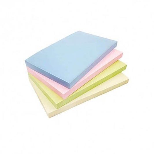 STICKY NOTES DL 76*76  PASTEL 4COUL 100P