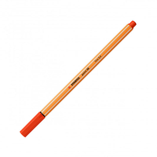 STYLO POINT FINE STABILO POINT 88 ROUGE BRUY 88/17