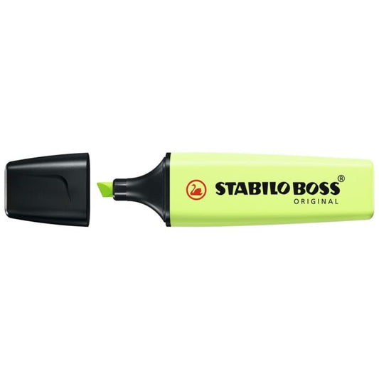 MARQUEUR FLUORESCENT STABILO BOSS PASTEL VERT CITR 70/133