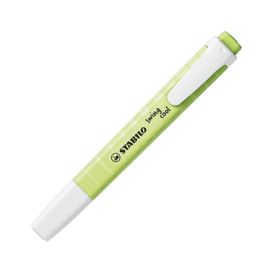 MARQUEUR FLUORESCENT STABILO SWING COOL PASTEL VERT CITRON