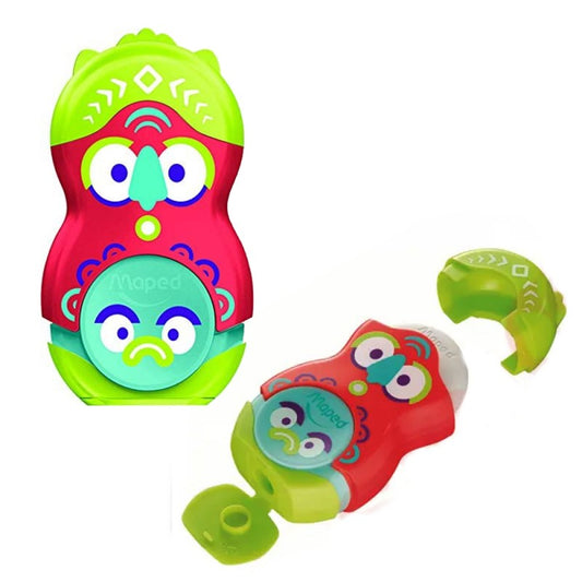 TAILLE CRAYON+GOMME MAPED LOOPY FANCY 1TR+RES