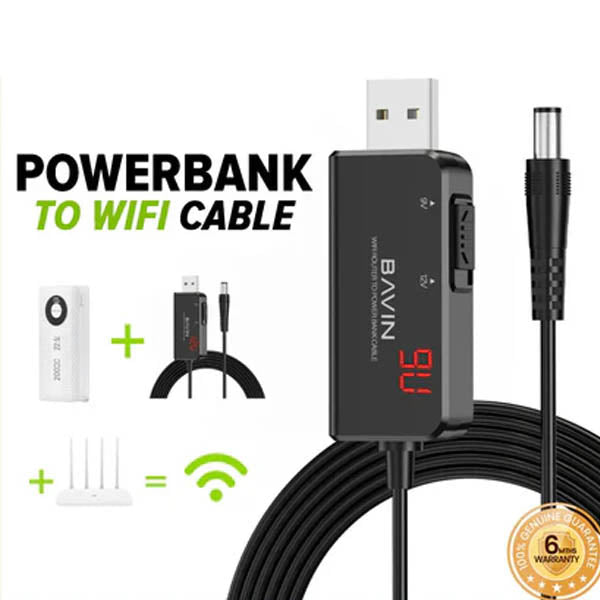 POWER BANK + CABLE TO WIFI BAVIN REF PC812