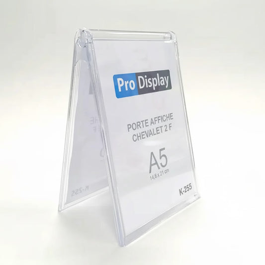 PORTE AFFICHE A5 2 FACE REF K-255V